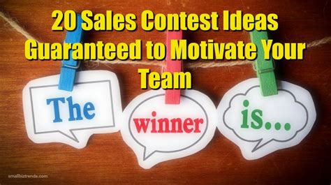 10 Contest Ideas for Work To Motivate Your Team .